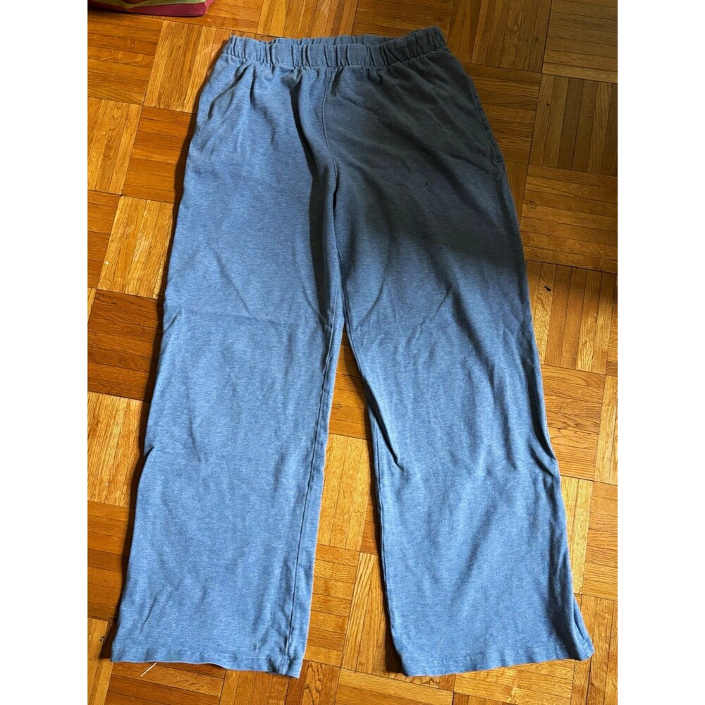 Brandy Melville Women’s LightBlue 100% Cotton Pants with Elastic Waist, One Size